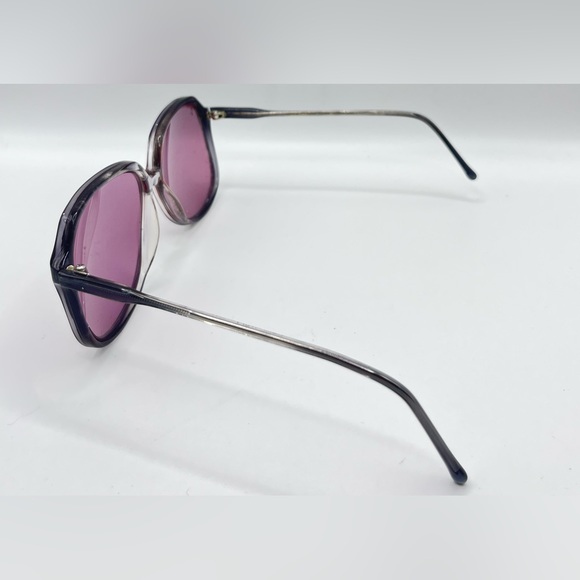 Vintage Surfer Int 1113 Gray Translucent Oval Sunglasses Frames Only - Picture 5 of 8